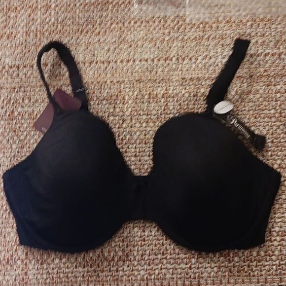 New Paramour Sensational T-Shirt Bra Black Size: 40DDD New With Tags - Picture 4 of 8